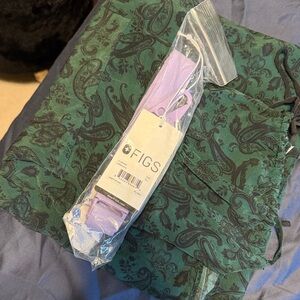 FIGS Lavender Badge Reel Lanyard